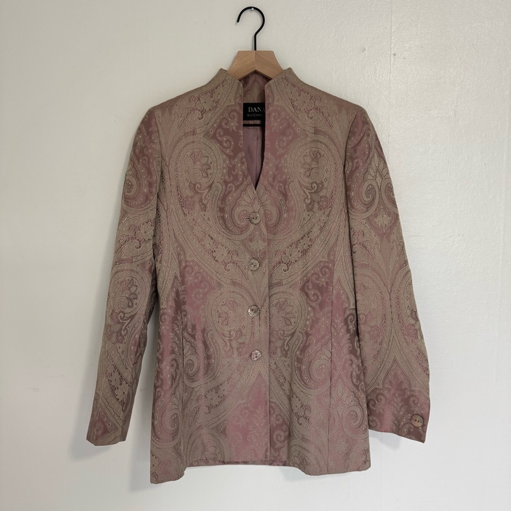 Dana Buchman Brocade Tapestry Paisley Women's Jacket Size 2